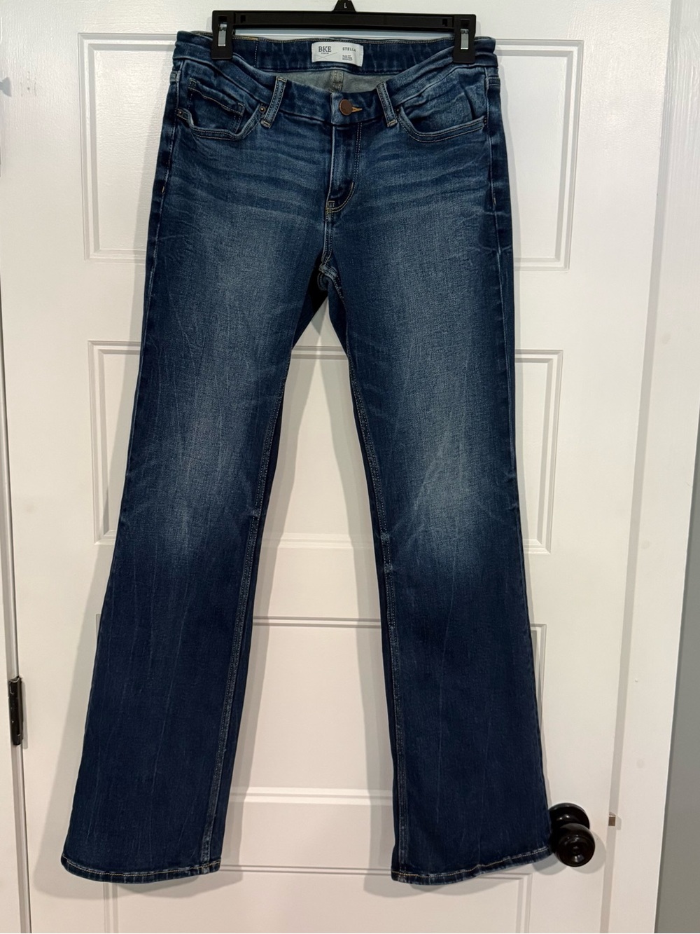 BKE Stella 30x33.5 Dark Blue Bootcut Jeans